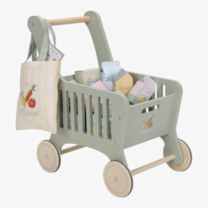 Little Dutch Wooden Shopping Cart